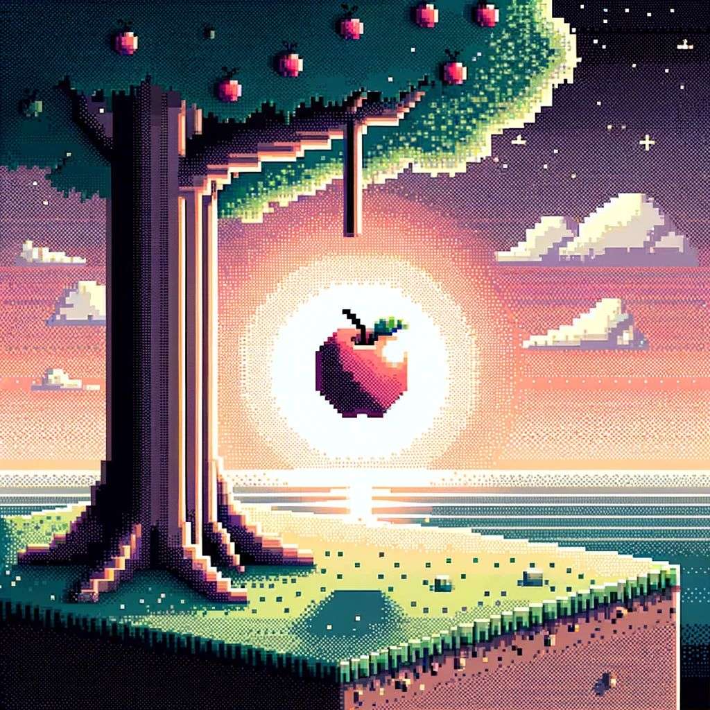 the discovery of gravity, old computer game graphics